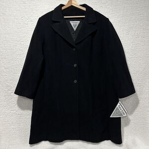 Marvin Richards Women's Black 100% Wool Coat 3 Button Front Size 2X NWT USA Made